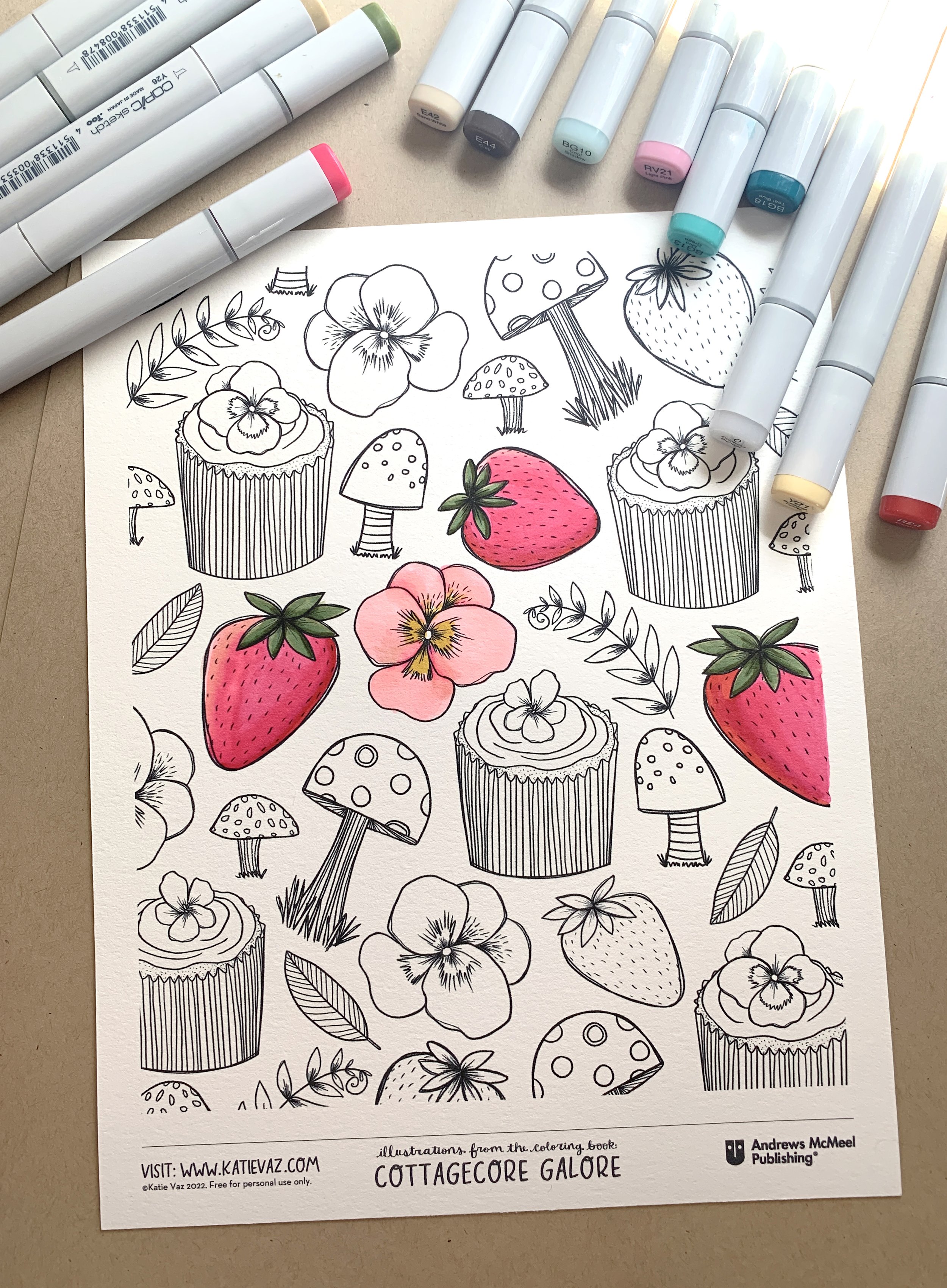 Copic markers for sales coloring books